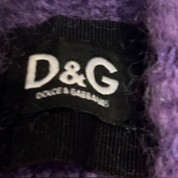 Dolce & Gabbana Purple Angora Turtleneck Sweater - Picture 5 of 14